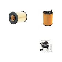 Bosch Filtre Bakım Seti Volvo V50 1.6 Dizel 2007-2010 110 Beygir Hava + Yağ F. + Yakıt Filtre Bosch