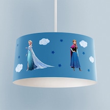 Mekta Home Bebek Ve Çocuk Odası Seksekli Ve Elsa Anna Desenli Avize Renkli