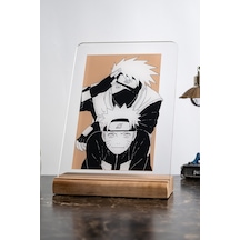 Naruto Ev Kakashi Uzumaki Severlere Masa Dekoratif Ahşap Obje