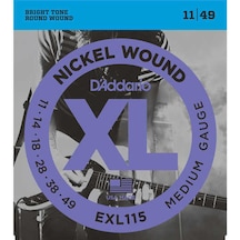 D´Addario Exl115 Elektro Gitar Teli 011-49