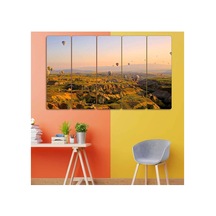 Kapadokya, Uçan Balonlar, Nevşehir - 5 Parçalı Tablo Görsel - 702503739 Görsel