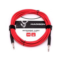Madison Mıc002-6m-rd Gitar Kablosu 6m Kırmızı Yüksek Görünürl