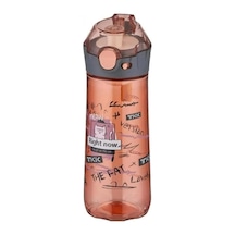 Tkk Desenli Su Matarası 500 Ml T1008 Çok Renkli