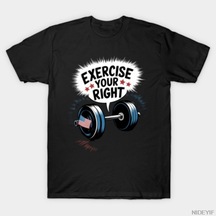 Flood Of Style Haklarınızı Uygulayın Komik Spor Yurtsever Spor Salonu Sever T-shirt Erkekler Kadınlar Için % Çok Renkli