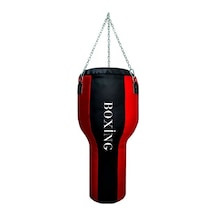 Salon Tipi Ters Armut Torba Kırmızı - Siyah
