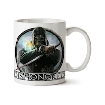 Dishonored-png-picture İki Tarafı Baskılı Kupa Bardak Çok Renkli