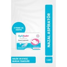 Optibebe Nazal Aspiratör + 2 Yedek Uç Hediyeli Optibebe Nazal Aspiratör + 2 Yedek Uç Hediyeli