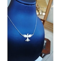 Gümüş Anka Kuşu Kolye 454014088