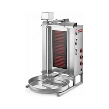 Silverinox Elektrikli 3 Radyan Üstten Motorlu Döner Makinesi 380v
