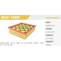 WINKEL WAF-1605 WINKEL HAVA FİLTRESİ FOCUS 2.5T S-MAX 04- MONDEO