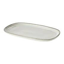 Gladelig Servis-sunum Tabak Seti, Meridyendukkan Gri Renk 31x19 Cm, 4 Adet Kumlu Sır Yüzey