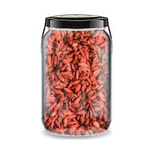 Goji Berry Bi Kavanoz 660 Cc. Cam Kavanozda Katkısız Kuru Goji Berry Üzümü Pure Dried Goji Berr Açık Şeffaf