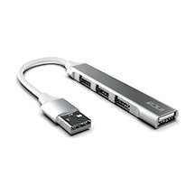 3 Adet Inca Iusb 4tux Usb Hubx4 Port Usb 3.0+3 Usb2.0 Slim Aluminyum Kasa