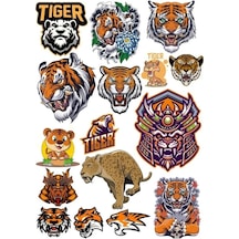 Kaplan Sticker Set 7 17 Parça Telefon, Tablet, Defter, Laptop Sticker