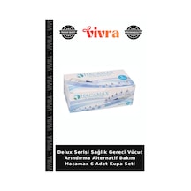 Delux Serisi Sağlık Gereci Vücut Arındırma Alternatif Bakım Hacamax 6 Adet Kupa Seti