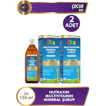 Nutraxin Kids Multivitamin Mineral Şurup 150 Ml 2 Adet