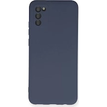 Newface Samsung Galaxy A03s Kılıf Nano İçi Kadife Silikon - Gri
