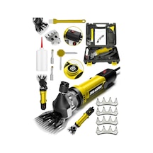 Dragro Alman Drg-4200w Devir Ayarli Bakir Sargili Çelik Şanzuman Koyun Keçi Kirkma Makinesi + 4 Üst Bıçaks
