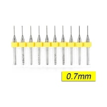 10 Adet 0.7mm Tungsten Karbür Delme Pcb Matkap Ucu