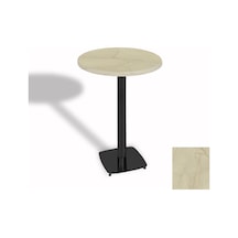 Bistro Masa Tokyo Esb - Werzalit, Wermodin Ve Allzalit Tabla 70 Cm Çap - Golden Marble Çok Renkli