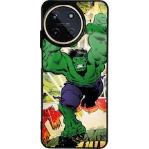 Oppo Realme 11 Hulk Tasarımlı Glossy Telefon Kılıfı Siyah