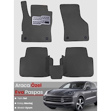 Porsche Cayenne 2018-2024 Uyumlu Eva Paspas Tam Set Araca Özel,oto Paspas 923