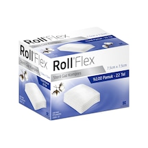 Roll Flex 7.5 X 7.5 Cm Steril Gaz Kompres 100'Lü 2 Paket 200 Adet