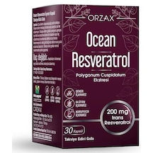Orzax Ocean Resveratrol Takviye Edici Gıda 30 Kapsül