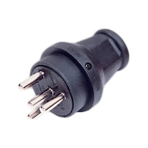 Nead Nead-4005 ,3-faz+p/4x25-amper Siyah Düz Kauçuk Fiş