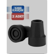 Kanedyen Baston İçin Lastik Ucu Pabucu 2'li