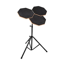 Donizetti Bateri Drum Pratik Çalışma Pedi ve Standı Baget Üçlü