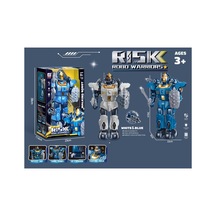 Işıklı Müzikli Roket Atan Robot