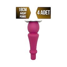 Tombul Torna Ahşap Ayak Mobilya Masa Ve Dolap Ayağı Pembe Kayın / Gürgen 4 Adet