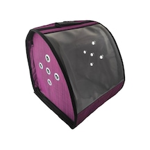 La Vista Sumo Kedi, Küçük Köpek Sırt Taşıma Çantası Mor 32-26-40cm