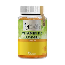 Nature's Supreme Vitamin D3 Gummies 1000 Iu 60'lı - 8 Adet Tarı