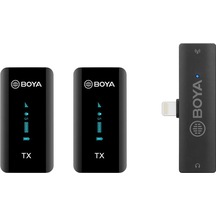 Boya BY-XM6 S4 İkili Kablosuz Yaka Mikrofonu - Lightning