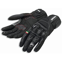 Ducatı Spıdı Cıty C2 Fabrıc-Leather Gloves Deri-Tekstil Eldiven