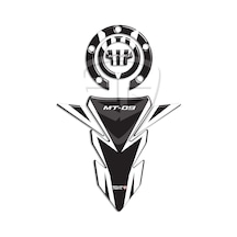 Yamaha Mt 09 Tank Pad Depo Kapak Pad Beyaz Siyah