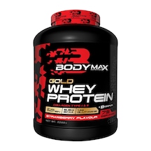 Bodymax Gold Whey Protein Tozu 2250Gr 75 Servis Çilek Aromalı