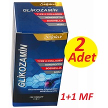2 Adet Selpiar Glucosamine & Chondroitin Msm Boswelia+type II Col