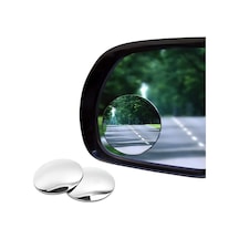2'li Ayarlanabilir Kör Nokta Aynası 360 Dönebilen Hd Geniş Açı Çerçevesiz Dikiz Ayna Aparatı, Otomobil, Suv, Kamyon Ve Tüm Araçlar İle Uyumlu, Kolay Montajlı Ayna Eklentisi
