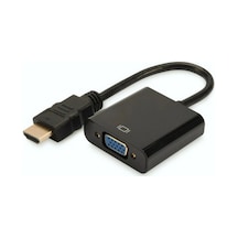 Da-70461 Hdmi Vga Çevirici Adaptör, Giriş: Hdmi A Erkek, 3,5mm Audio Dişi, Çıkış: Vga Di