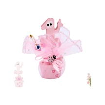 1 Yaş Figürlü Süslü Notluk - Pembe Keseli