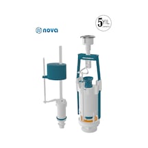 Nova Klozet İç Takımı Star- Stop 3/8 Beyaz - Mavi