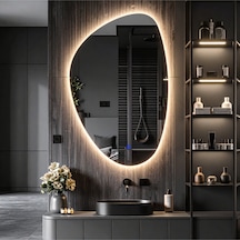 Fracturavision Günışığı Lavabo & Banyo Aynası Dokunmatik Sensörlü 90 X 60