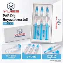 Yues Pap Diş Beyazlatma Jeli 3 X 3 Ml Şırınga Seti Gs-002s3