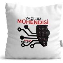 Kişiye Özel Mesleki Yazılım Mühendisi Dekoratif Yastık - 2