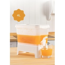 Buzdolabı Sebili, 4l Buzdolabı Sebi, Musluklu Buzdolabı Sebili, Limonta, Vişne Suyu, Buzdolabı Su Sebili Çok Renkli