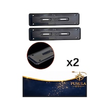 Hummer Tip İki Parçalı Plaka Altlığı - Standart Plaka Uyumlu Plakalık