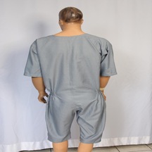 Yeni Nesil Kısa Kol Alzheimer Demans Tulum Hasta Bakım Kıyafeti